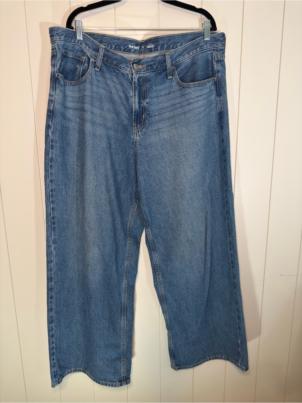 Old Navy Mid-Rise Women's Wow Baggy Wide Leg Jeans